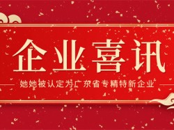 喜讯丨【她她生物公司】被认定为广东省专精特新企业